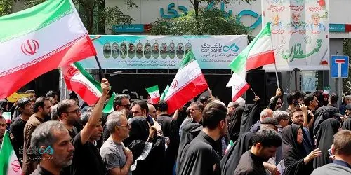 موکب بانک دی در مسیر تشییع پیکرهای قهرمانان وطن؛ ایستگاهی برای ادای احترام و سکوتی پرمعنا