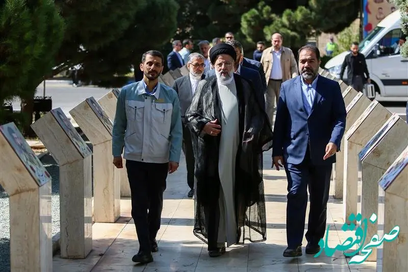 گزارش تصویری حضور رئیس‌جمهور در شرکت فولاد مبارکه