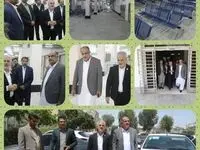 بازدید دکتر محمد سعید اربابی رئیس هیات مدیره و مدیرعامل سازمان منطقه آزاد چابهار و کاپیتان قاسم عسکری نسب مدیرکل بنادر و دریانوردی استان سیستان و بلوچستان و هیات همراه از محل سالن مسافری بندر شهید کلانتری