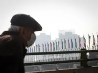 در منزل بمانید؛ هوا آلوده است
