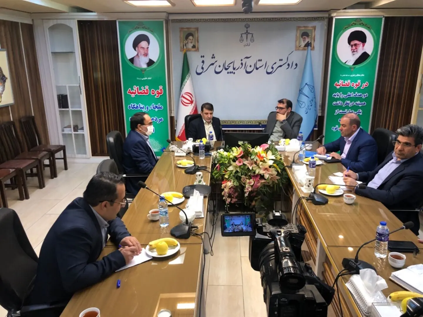 دیدار مدیرعامل سازمان تملیکی با رئیس دادگستری استان آذربایجان شرقی