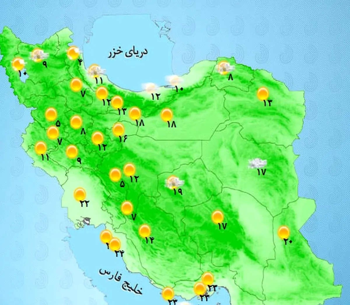 هشدار نارنجی هواشناسی برای فردا (۴ مهر ۱۴۰۴) | باران و برف در شمال شرق کشور