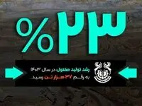 فملی به روایت اعداد /۲۳ درصد