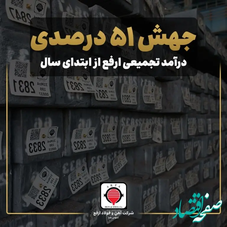 جهش ۵۱ درصدی درآمد تجمیعی ارفع از ابتدای سال