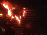 عکس | بیمارستان گاندی تهران قبل و پس از آتش‌ سوزی | به چه روزی افتاد! 