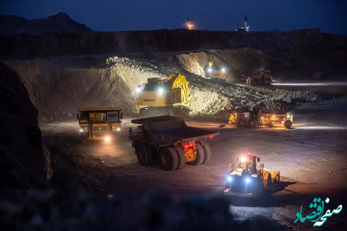 استخراج بیش از 23.6 میلیون تن سنگ آهن در سنگان تا پایان بهمن ماه/ عملکرد استخراج بیش از برنامه