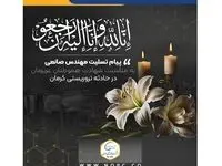 پیام تسلیت مهندس صانعی، به مناسبت شهادت جمعی از هموطنان عزیزمان در حادثه تروریستی کرمان