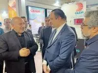 بازدید دبیر شورای عالی مناطق آزاد از غرفه ماکو در ششمین نمایشگاه لجستیک تهران