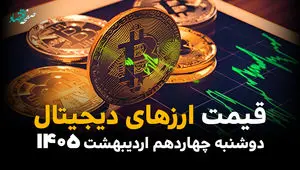 قیمت دلار | قیمت طلا | قیمت سکه | قیمت بیت کوین امروز دوشنبه ۱۴ اردیبهشت ماه ۱۴۰۵ + (جدول قیمت زنده) 