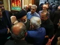 عکس ویژه از حاتمی‌ کیا و مشاور قالیباف کنار یکدیگر/ این دو سردار با لباس شخصی به ختم رفتند