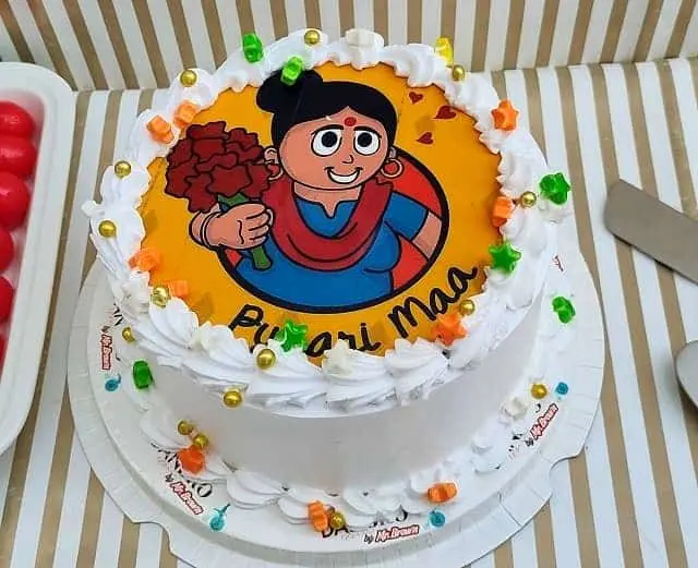 ایده تزیین کیک روز مادر با نقاشی