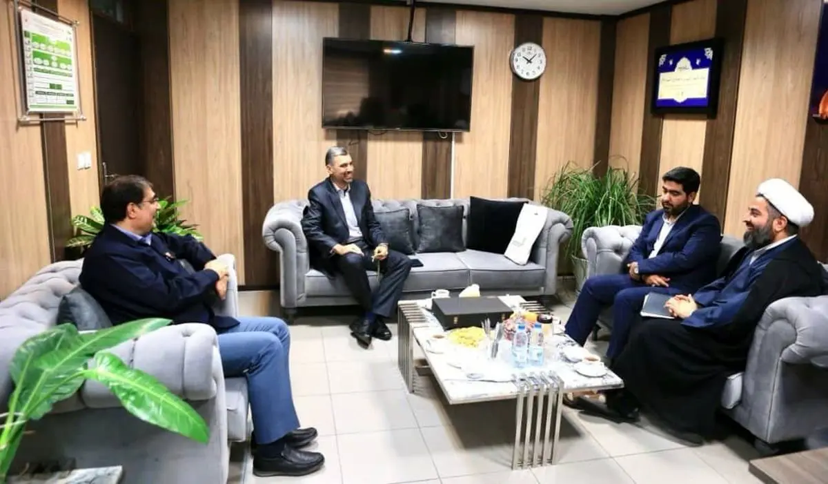 دیدار نماینده آستان قدس رضوی در خوزستان با قائم مقام مدیرعامل فولاد خوزستان