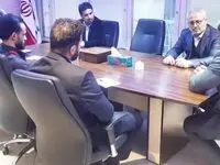 بازدید مدیرعامل بیمه سینا از شعبه قزوین