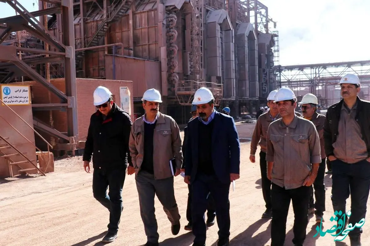 بازدید مدیرعامل شرکت آلومینای ایران از واحد انحلال