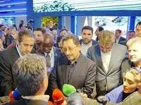 حضور وزیر صنعت، معدن و تجارت و رئیس هیات عامل ایمیدرو در غرفه ایمیدرو /ارایه گزارش دستاوردهای ایمیدرو همچون تکنولوژی PERED و راه اندازی معدن مهدی آباد از سوی آقاجانلو