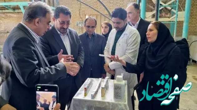 بهره برداری ازکارخانه عناصر نادرخاکی تجلی با حضور وزیر صمت + گزارش تصویری