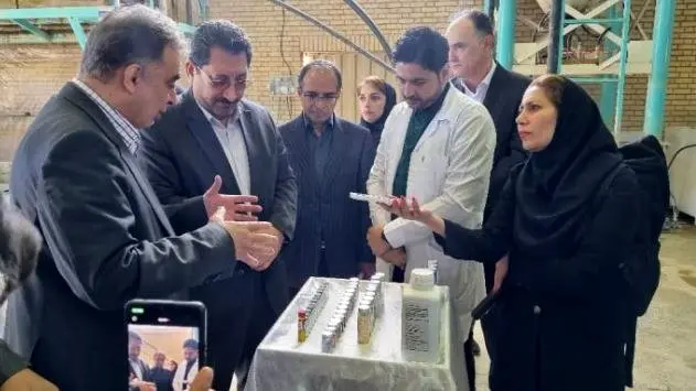 بهره برداری ازکارخانه عناصر نادرخاکی تجلی با حضور وزیر صمت + گزارش تصویری