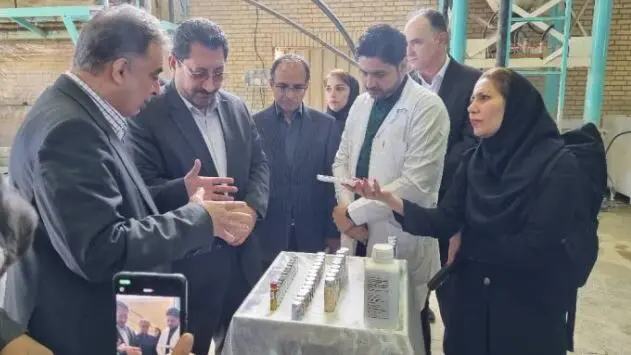 بهره برداری ازکارخانه عناصر نادرخاکی تجلی با حضور وزیر صمت + گزارش تصویری
