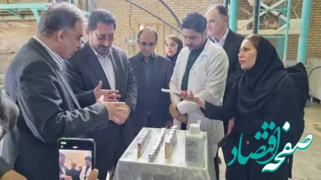 بهره برداری ازکارخانه عناصر نادرخاکی تجلی با حضور وزیر صمت + گزارش تصویری