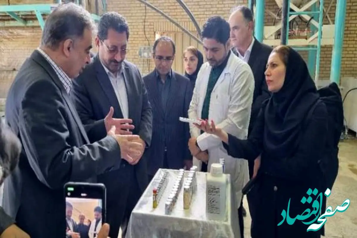 بهره برداری ازکارخانه عناصر نادرخاکی تجلی با حضور وزیر صمت + گزارش تصویری