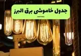 زمان قطعی برق البرز جمعه ۱۳ تیر ۱۴۰۴ + جدول خاموشی