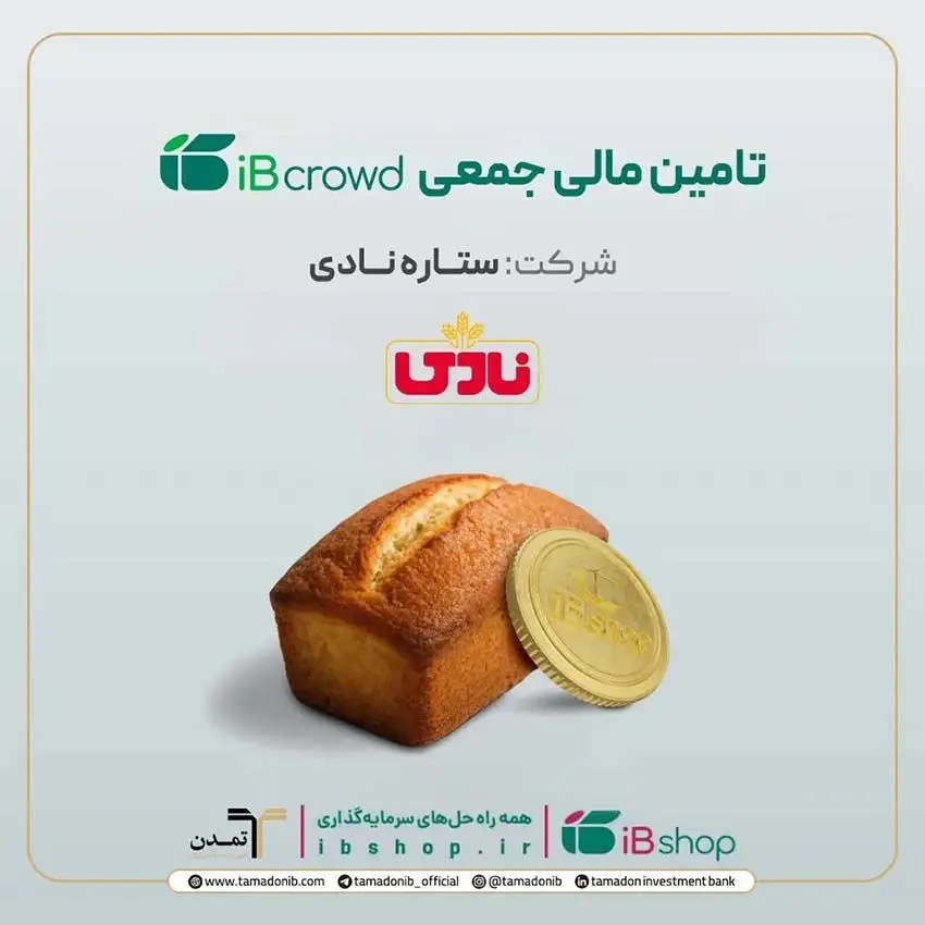 آغاز سومین پویش تامین مالی جمعی شرکت «ستاره نادی» در سکوی آی‌بی‌کراد