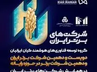کیان ایرانیان در میان برترین‌ شرکت های ایران
