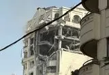 فیلم محل مورد حمله قرار گرفته توسط اسرائیل در محله کامرانیه تهران