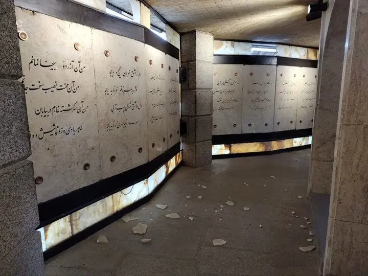 جزئیات آسیب به آرامگاه باباطاهر در پی حمله آمریکا و اسرائیل