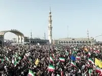 بیعت مردم قم با سید مجتبی خامنه ای رهبر انقلاب با حضورشان در مسجد جمکران + ویدئو