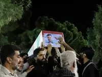 عکس هایی تلخ از وداع با پیکر احمدرضا افشاری شهید شده در سوریه