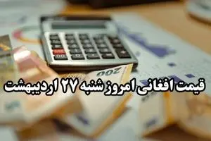 تحلیل قیمت افغانی افغانستان امروز شنبه ۲۷ اردیبهشت ۱۴۰۴ | پیش‌بینی فردا + روند هفتگی
