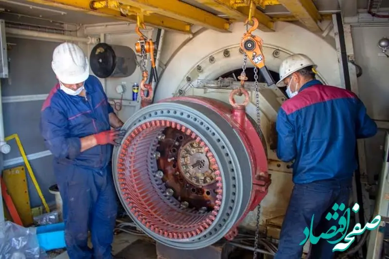 تعمیرات اساسی موفقیت‌آمیز توربین ناحیه ۲ فجر انرژی با داخلی‌سازی پره‌ها و عایق
