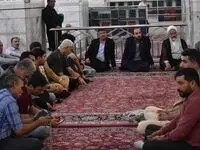 تشرف خانواده شهدای صنعت مس به حرم مطهر رضوی