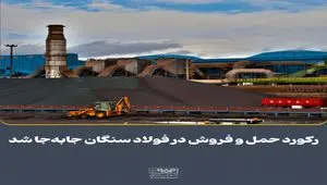 رکورد حمل و فروش در فولاد سنگان جابه‌جا شد
