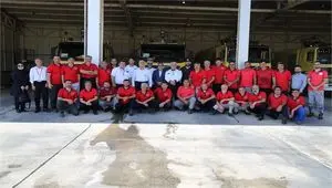 دوره آموزشی کمک در تخلیه اضطراری هواپیما برای آتش‌نشانان فرودگاه بندر ماهشهر برگزار شد