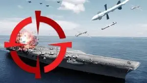 خبر فوری از اصابت موشک‌های کروز برد بلند سپاه به ناوگروه آبراهام لینکلن