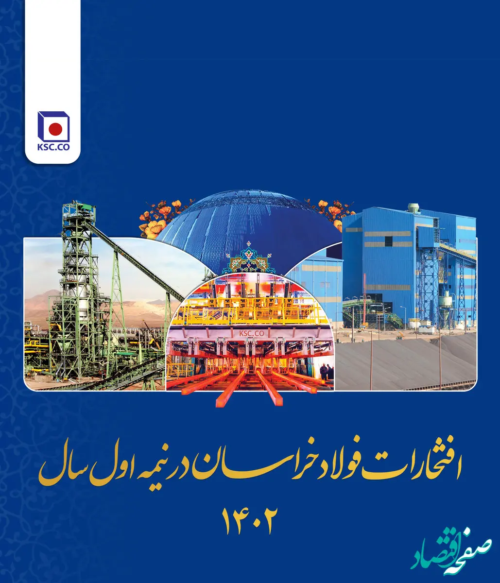  افتخارات فولاد خراسان در نیمه اول سال 1402