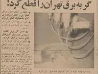 عکس / یک گربه برق تهران را قطع کرد! 