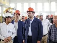 بازدید معاون وزیر امور اقتصاد ورئیس کل گمرک کشور از مجتمع صنایع آلومینیوم جنوب