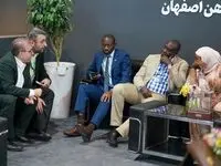بازدید هیئت ها تجاری کشورهای خارجی از غرفه ذوب آهن اصفهان در ایران اکسپو 2024