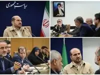 پیگیری ساخت پل خلیج فارس در نشست معاون اجرایی رییس جمهور و مدیرعامل سازمان منطقه آزاد قشم