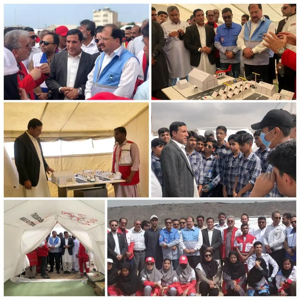 مانور سونامی اقیانوس هند ۲۰۲۵ با حضور اعضای ستاد بحران شهرستان و دستگاه‌های اجرایی و امدادی برگزار شد