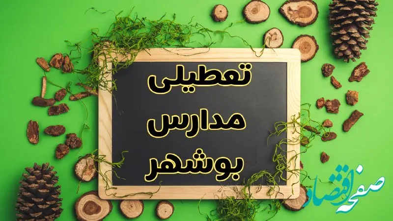 تعطیلی مدارس بوشهر فردا یکشنبه ۱۲ اسفند ۱۴۰۳ | آیا مدارس بوشهر یکشنبه دوازدهم اسفند ۱۴۰۳ تعطیل است؟