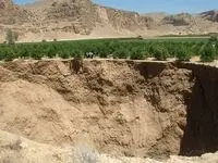 عکس | فرونشست زمین در یزد حسابی خبرساز شد 