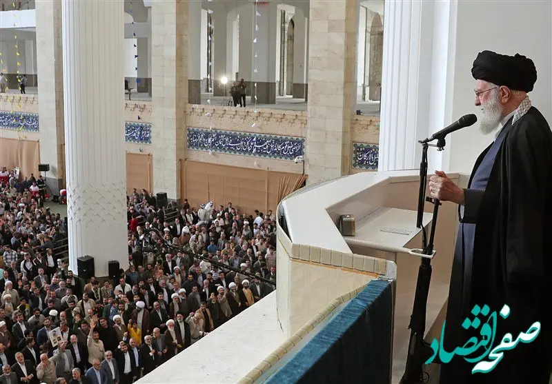 پیام‌های رهبر انقلاب در نماز عید فطر | رهبر انقلاب: پاسخ ایران به هر شرارتی ضربه متقابل و محکم است 