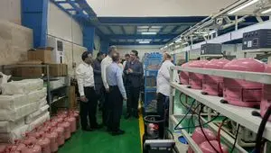 بازدید مدیران ارشد بانک صنعت و معدن از شرکت زمهریر کیش