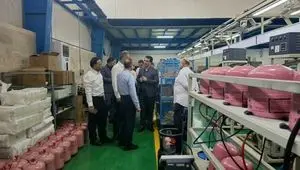 بازدید مدیران ارشد بانک صنعت و معدن از شرکت زمهریر کیش