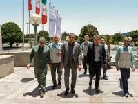 حضور رئیس هیات عامل ایمیدرو در فولاد مبارکه و تأکید بر تداوم جریان تولید