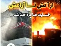 پرداخت سریع خسارت حادثه آتش سوزی مجتمع ونوس بندر انزلی توسط بیمه البرز